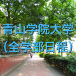 青山学院大学(全学部日程)の英語
