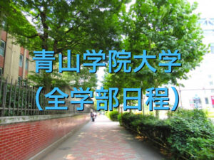 青山学院大学（全学部日程）の英語