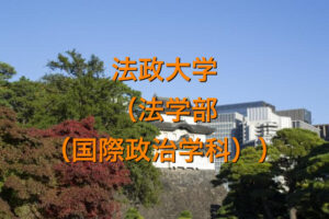 法政大学（法学部（国際政治学科））の英語